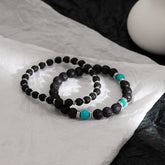 Men’s Fashion Frosted Bead Bracelet